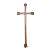 Croce monumentale in ottone, 55 x 22 cm